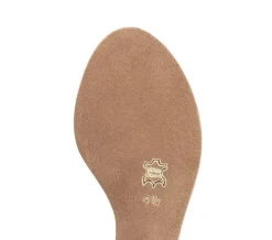 Dame Dansebutikken Brudesko|Salsasko Damer-Anna Kern flot guld glimmer dansesko