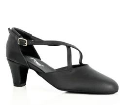 Dame Dansebutikken Tangosko Damer|Træningssko Damer-Anniel dansesko m.kryds rem 5 cm hæl - 2062