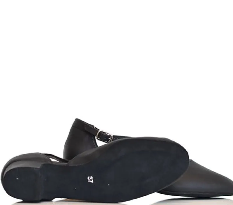 Dame Dansebutikken Folkedansesko Damer|Salsasko Damer-Anniel dansesko/træningssko m.kryds rem - 2181