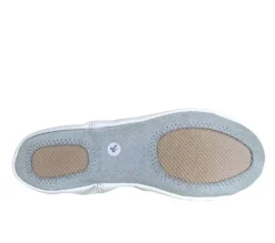 Børn Dansebutikken Gymnastiksko Voksne|Gymnastiksko Børn-Anniel hvid gymnastiksko skind