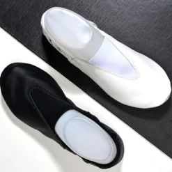 Børn Dansebutikken Gymnastiksko Voksne|Gymnastiksko Børn-Anniel hvid gymnastiksko skind