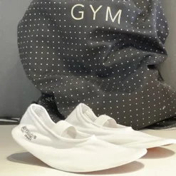 Børn Dansebutikken Gymnastiksko Børn-Anniel hvide gymnastiksko i stretch stof