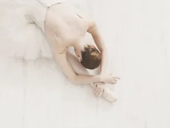 Dansebutikken Andet Til Ballet-Balletplakat med flot balletdanser