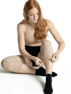 Dansebutikken Andet Til Gymnastik|Andet Til Ballet-Beige gele knæbeskyttere til dans