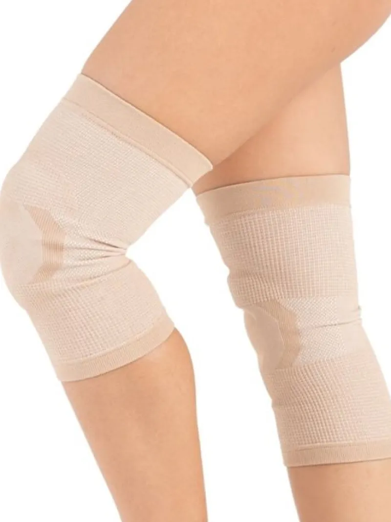 Dansebutikken Andet Til Gymnastik|Andet Til Ballet-Beige gele knæbeskyttere til dans