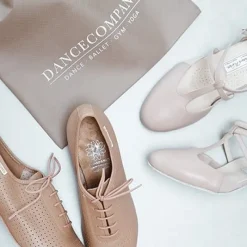 Dame Dansebutikken Tangosko Damer|Social Dansesko-Beige skind Naia dame dansesko Werner Kern