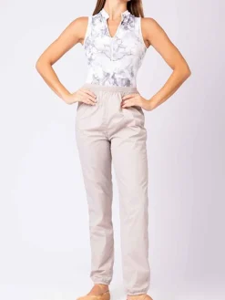 Dame Dansebutikken Danseunderdele Damer|Underdele Damer-Beige sved bukser til dans og ballet Mara Dancewear