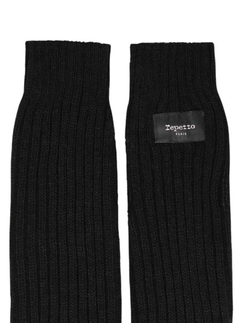 Dansebutikken Benvarmere Til Yoga|Benvarmere Til Ballet-Benvarmere fra Repetto i sort - 45 cm