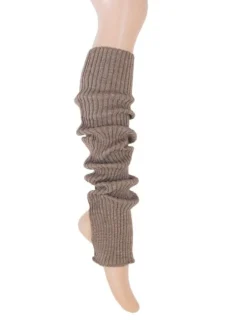 Dansebutikken Benvarmere Til Yoga|Benvarmere Til Ballet-Benvarmere ribstrik lysebrun 65 cm Seré