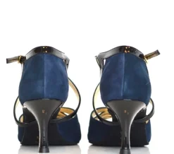 Dame Dansebutikken Salsasko Damer|Tangosko Damer-Blå dansesko Nueva Epoca Rosita 6 cm hæl