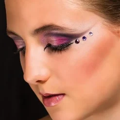 Dansebutikken Rhinsten/smykker|Rhinsten-Blå rhinsten til ansigt, hår og tøj