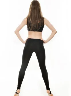 Dame Dansebutikken Underdele Damer-Blank buks til gymnastik med andefod