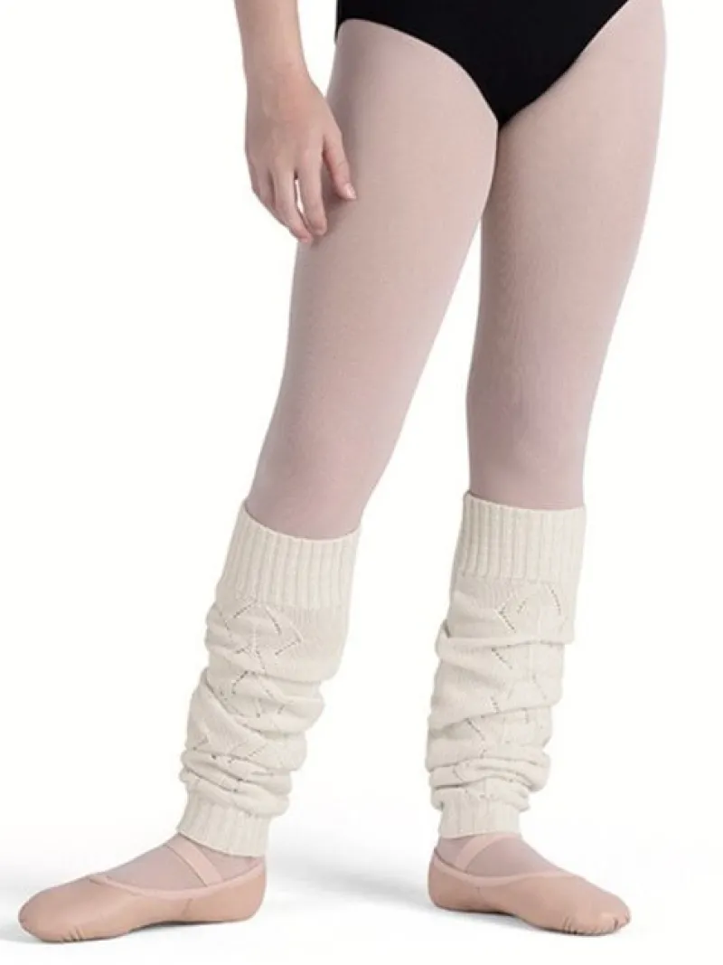 Dansebutikken Benvarmere Til Yoga|Benvarmere Til Ballet-Bloch benvarmere til børn 45 cm - off white