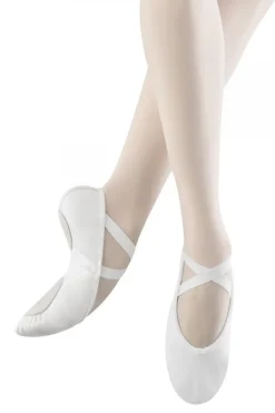 Dansebutikken Balletsko Bløde-Bloch hvid springsko/soft balletsko split sål