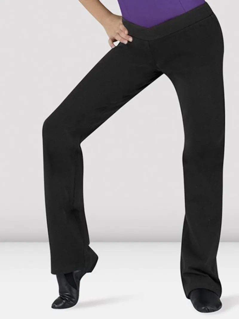 Børn Dansebutikken Underdele Piger|Ballet Underdele Børn-Bloch sorte dansebukser til piger i bomulds stretch