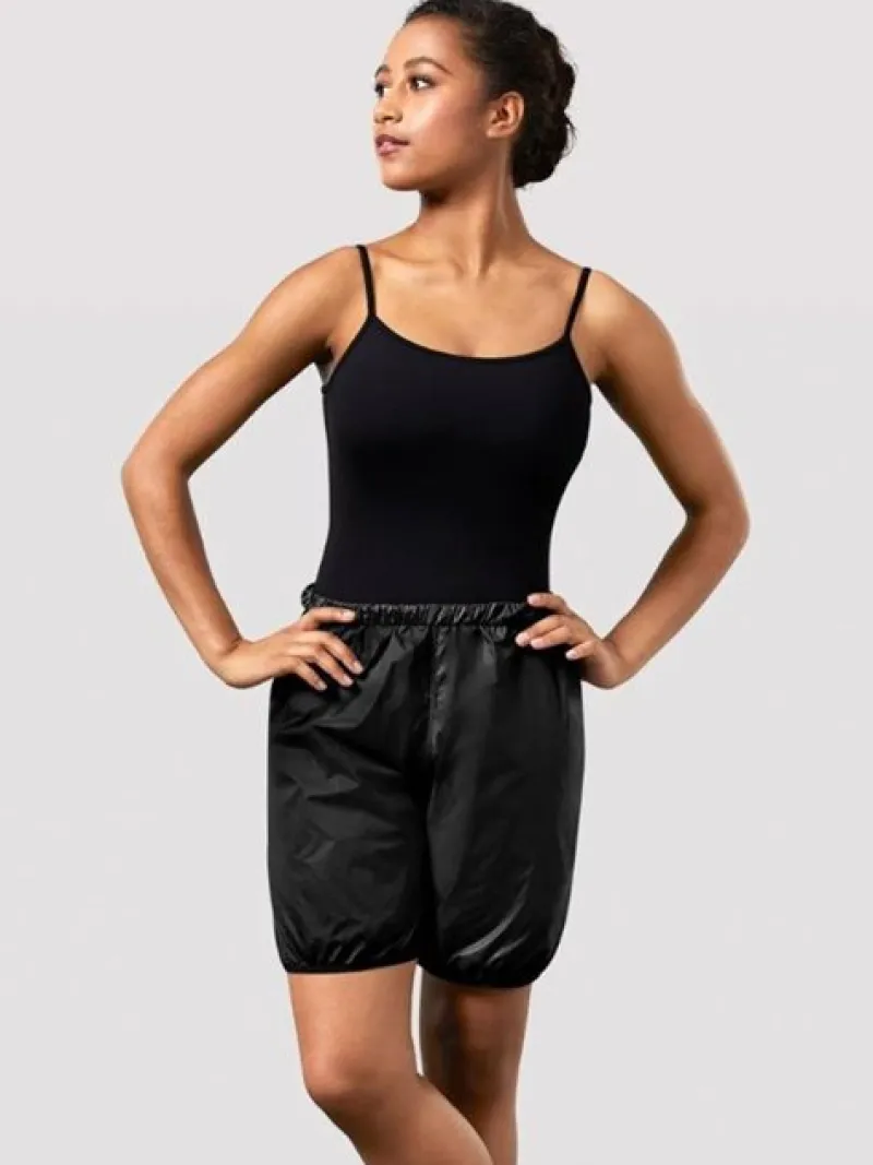 Dame Dansebutikken Yogabukser|Underdele Damer-Bloch sorte svedshorts med elastik talje