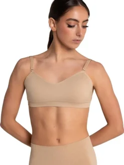 Dame Dansebutikken Gymnastik Undertøj Damer|Ballet Undertøj Damer-Capezio hjerteformet bh til dans/ballet/gymnastik