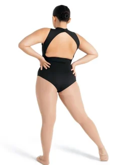 Dame Dansebutikken Balletdragter Damer-Capezio højhalset dragt i sort