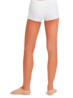Børn Dansebutikken Underdele Til Disco|Underdele Piger-Capezio hvide hotpants til børn