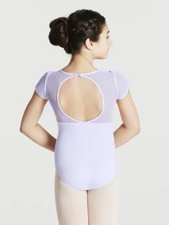 Børn Dansebutikken Dragter Piger|Balletdragter Børn-Capezio lys lavendel dragt med puf ærmer til piger