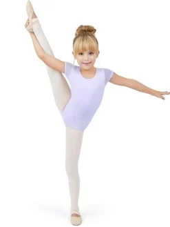 Børn Dansebutikken Dragter Piger|Balletdragter Børn-Capezio lys lavendel dragt med puf ærmer til piger