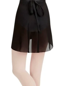 Dame Dansebutikken Skørter Til Skøjteløb|Ballet Underdele Damer-Capezio sort slå om skørt damer