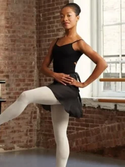 Dame Dansebutikken Skørter Til Skøjteløb|Ballet Underdele Damer-Capezio sort slå om skørt damer