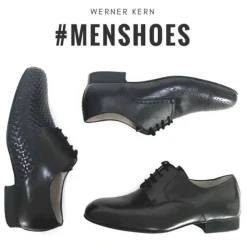 Dansebutikken Orgelsko Herrer|Tangosko Herrer-Dansesko sort lækker skind Werner Kern