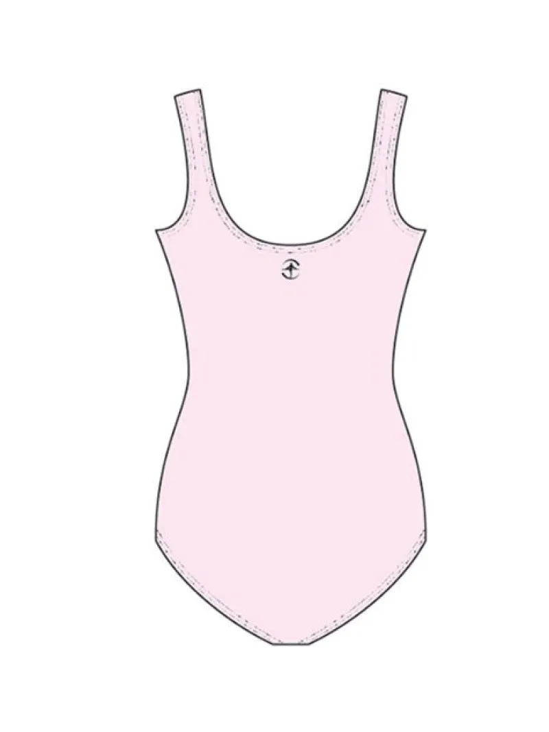 Dame Dansebutikken Balletdragter Damer-Dragt med korte ærmer i lyserød fra Wear Moi