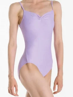 Dame Dansebutikken Balletdragter Damer-Dragt med rynk i lilla fra Wear Moi