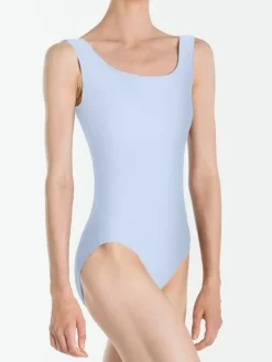 Dame Dansebutikken Balletdragter Damer-Dragt med tank ærmer i lyseblå fra Wear Moi