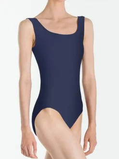 Dame Dansebutikken Balletdragter Damer-Dragt med tank ærmer i navy fra Wear Moi