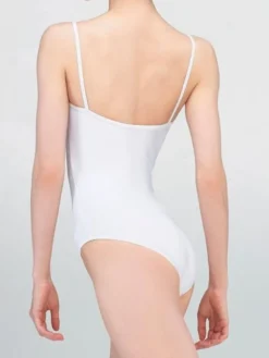 Dame Dansebutikken Balletdragter Damer-Dragt med tynde stropper i hvid fra Wear Moi