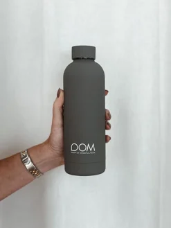 Dansebutikken Andet Til Yoga|Andet Til Gymnastik-Drop of mindfulness drikkeflaske 500ml mat grå