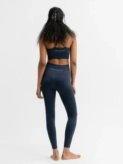 Dame Dansebutikken Yogatoppe|Overdele Damer-Drop of mindfulness seamless sports top mørkeblå