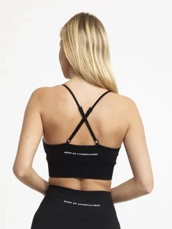 Dame Dansebutikken Yogatoppe|Overdele Damer-Drop of mindfulness seamless sports top sort