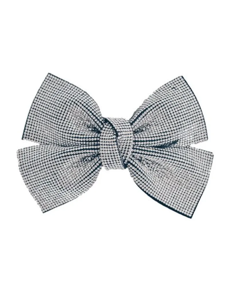 Dansebutikken Hår Accessories-Flot hårsløjfe med sølv sten