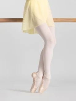 Dame Dansebutikken Ballet Underdele Damer-Flot lysegul ballet slå om skørt fra Balletrosa