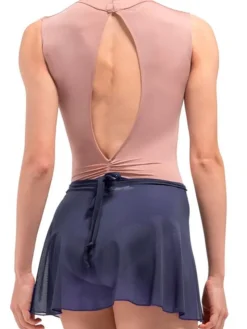 Dame Dansebutikken Ballet Underdele Damer-Flot mørkeblå ballet slå om skørt fra Balletrosa