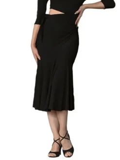 Dame Dansebutikken Danseunderdele Damer-Flot sort nederdel Danceeverywear