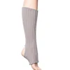 Dansebutikken Benvarmere Til Gymnastik|Benvarmere Til Ballet-Grå ribstrikket benvarmere til ballet og dans