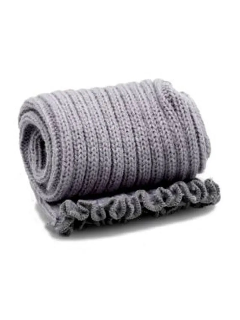 Dansebutikken Benvarmere Til Gymnastik|Benvarmere Til Ballet-Grå ribstrikket benvarmere til ballet og dans