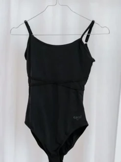 Dame Dansebutikken Balletdragter Damer-Grishko balletdragt i sort med elastik kryds foran