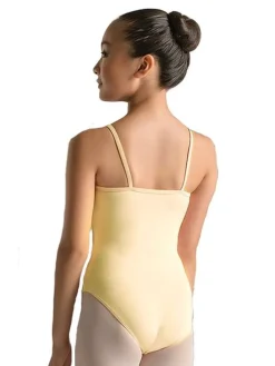 Dame Dansebutikken Balletdragter Børn|Balletdragter Damer-Gul balletdragt m.smalle stropper Ballet Rosa