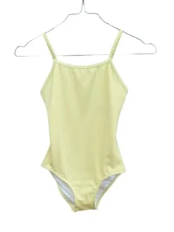 Dame Dansebutikken Balletdragter Børn|Balletdragter Damer-Gul balletdragt m.smalle stropper Ballet Rosa