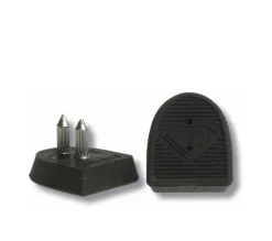 Dansebutikken Dansesko Tilbehør-Hæl tips sort til Diamant flare hæle