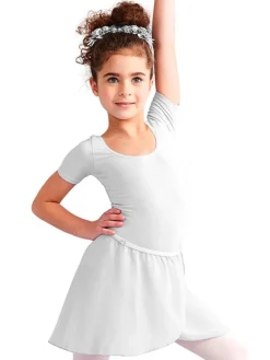 Børn Dansebutikken Gymnastikkjole Piger|Ballet Underdele Børn-Hvid chiffon skirt piger Capezio