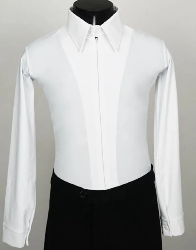 Dansebutikken Dansetøj Dreng-Hvid dansebody til drenge - Ready4dance