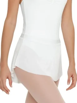 Dame Dansebutikken Skørter Til Skøjteløb|Ballet Underdele Damer-Hvid pull on skørt fra Bullet Pointe