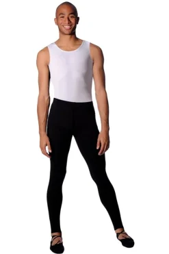 Børn Dansebutikken Ballettøj Drenge-Hvid tank body til ballet drenge/herre